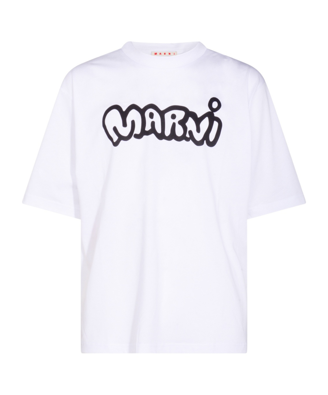 Marni T-shirt With Print In White