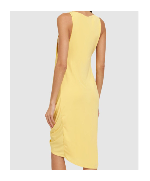 Jacquemus Peplo Sleeveless Draped High-low Dress