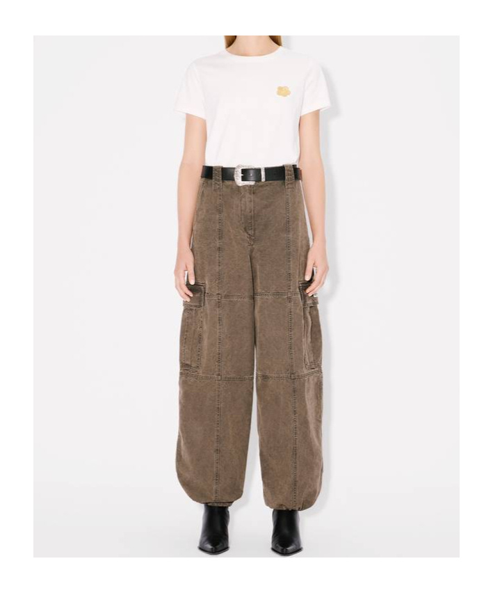 Kenzo Item O-neck Short-sleeved T-shirt In White