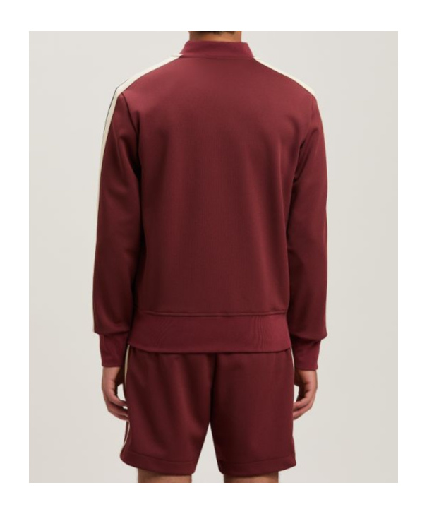 Palm Angels Long-sleeved Sports Jacket In Brown