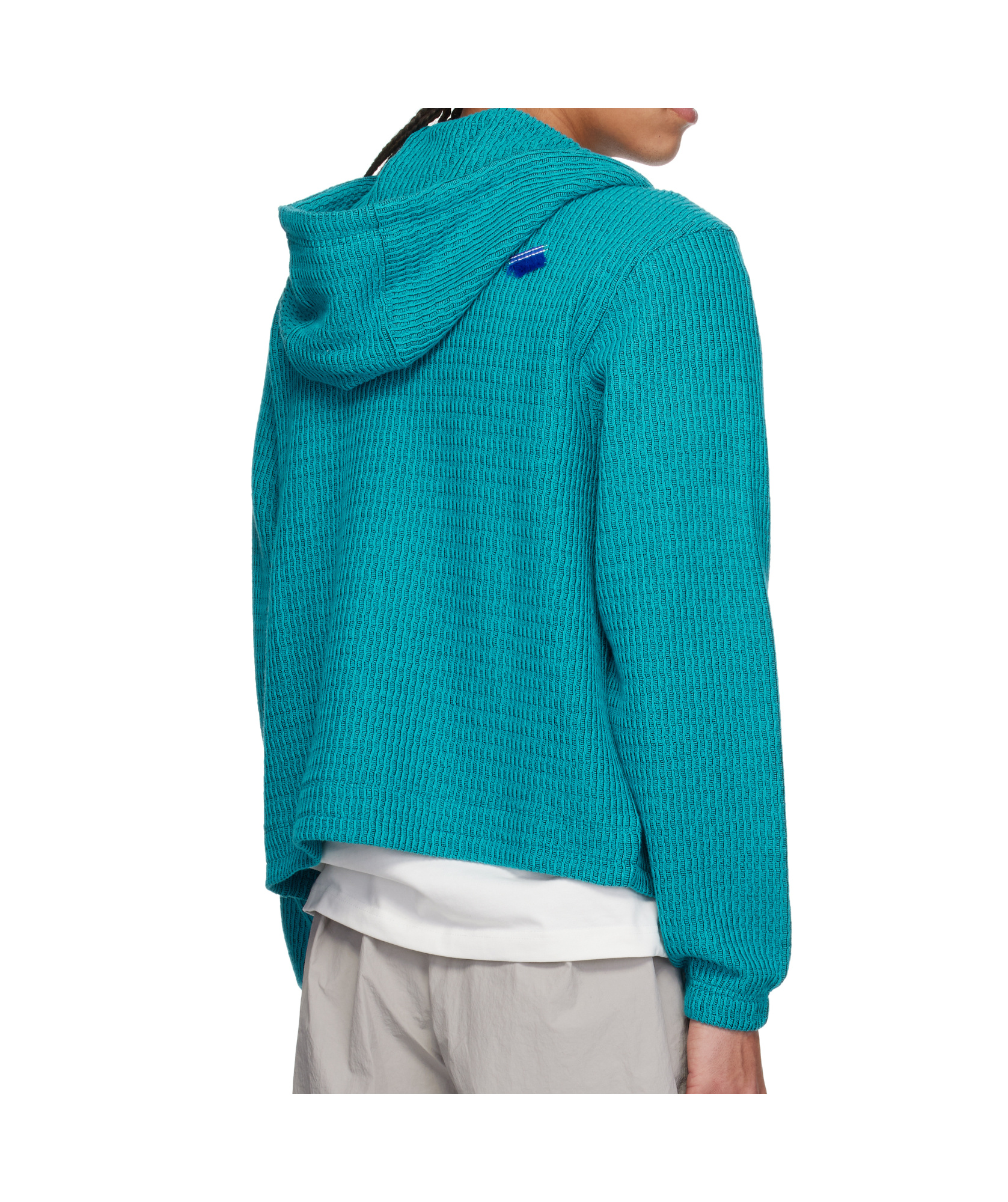Ader Error Blue Lunel Zip-up Product. 30 Hoodie In Green