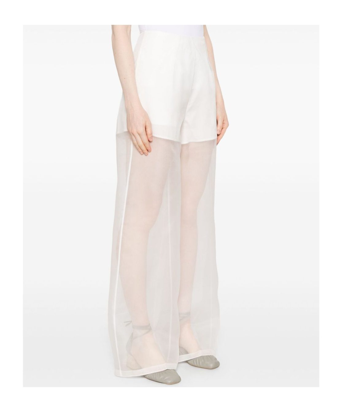 Forte Forte See-through Wide-leg Pants