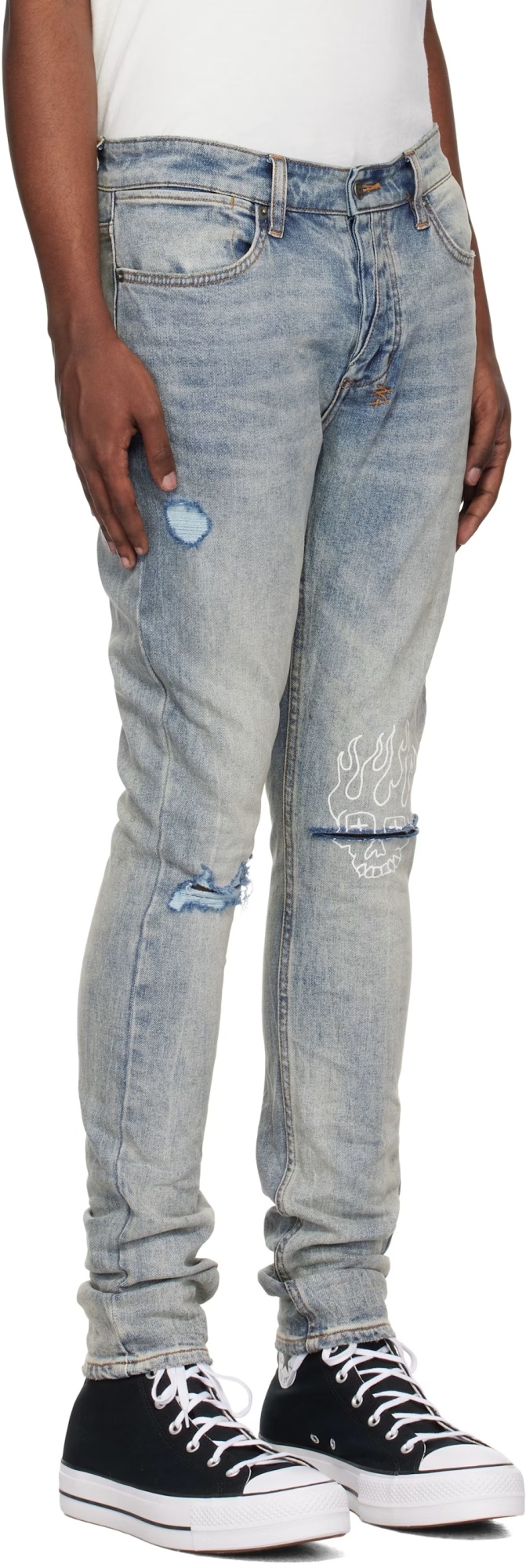 KSUBI BLUE VAN WINKLE STAIRWAY JEANS