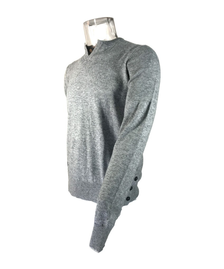 ARMANI JEANS LONG-SLEEVED CONTRASTING SWEATER