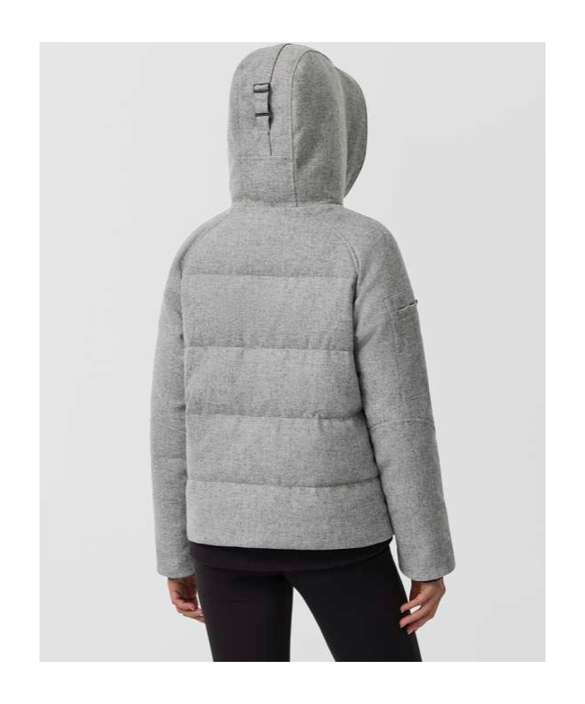Canada Goose Long-sleeved Down Jacket In Gray