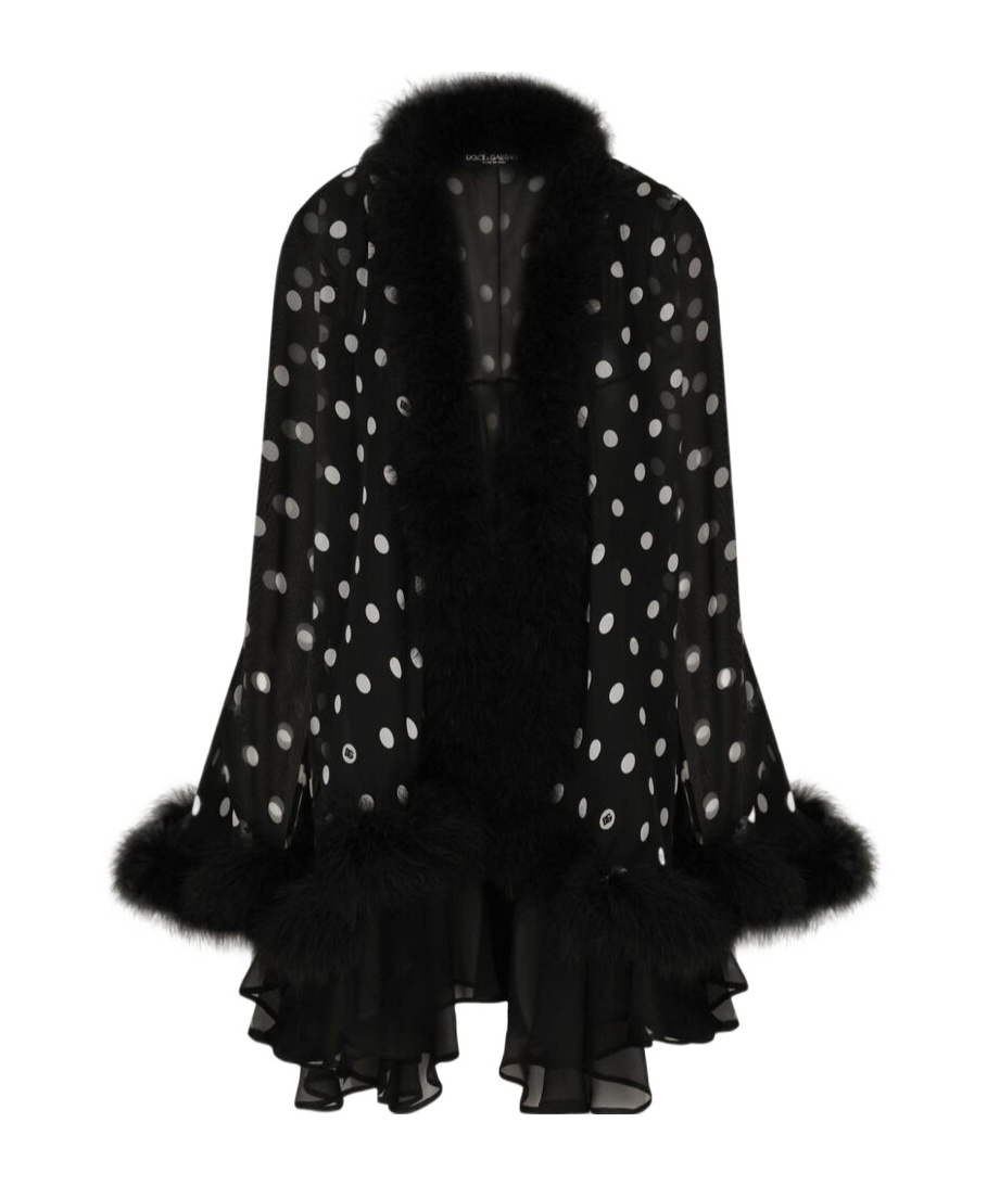 Shop Dolce & Gabbana Asymmetrical Casual Jacket In Black