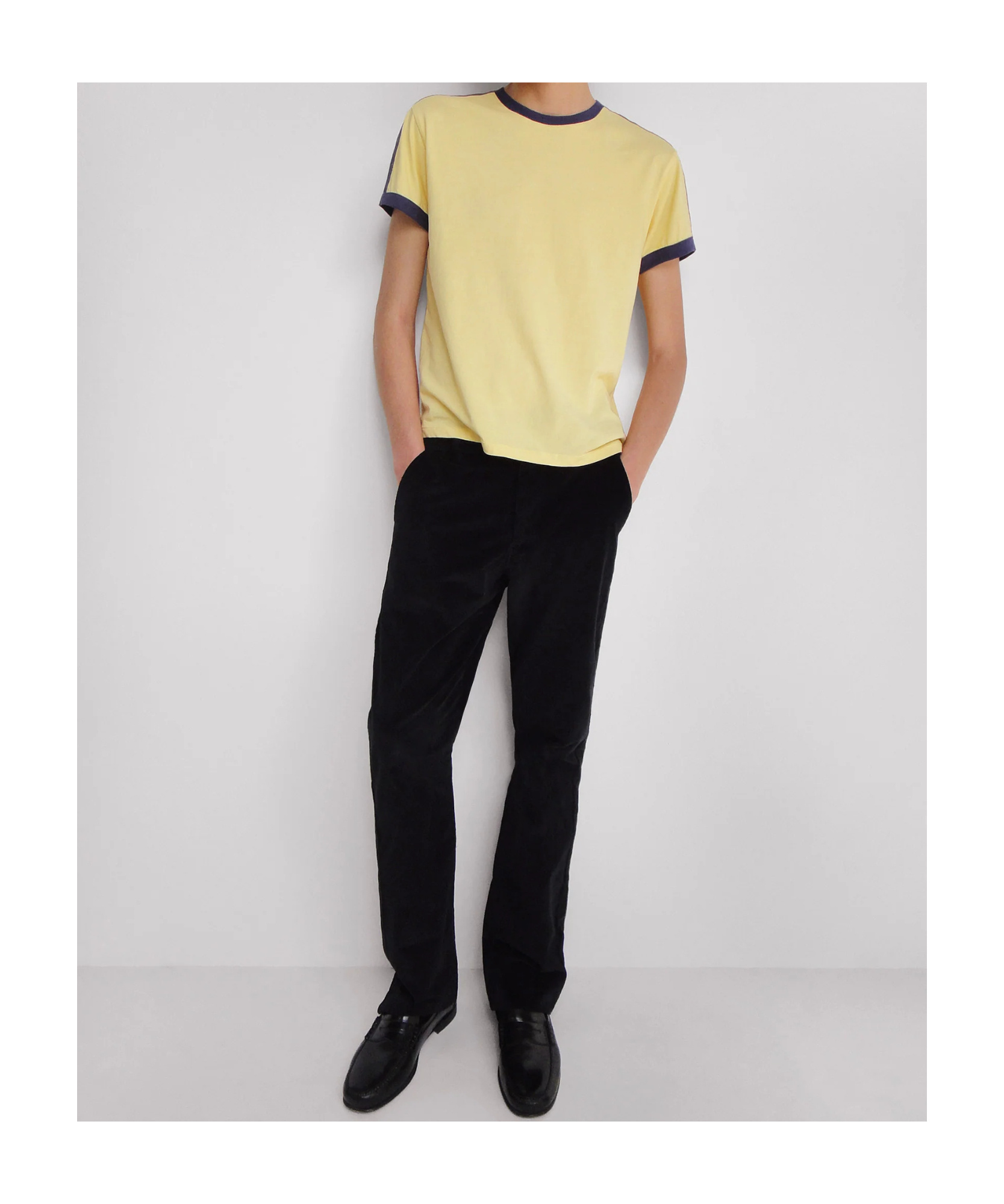 Gimaguas Rene Corduroy Straight-leg Trousers In Black