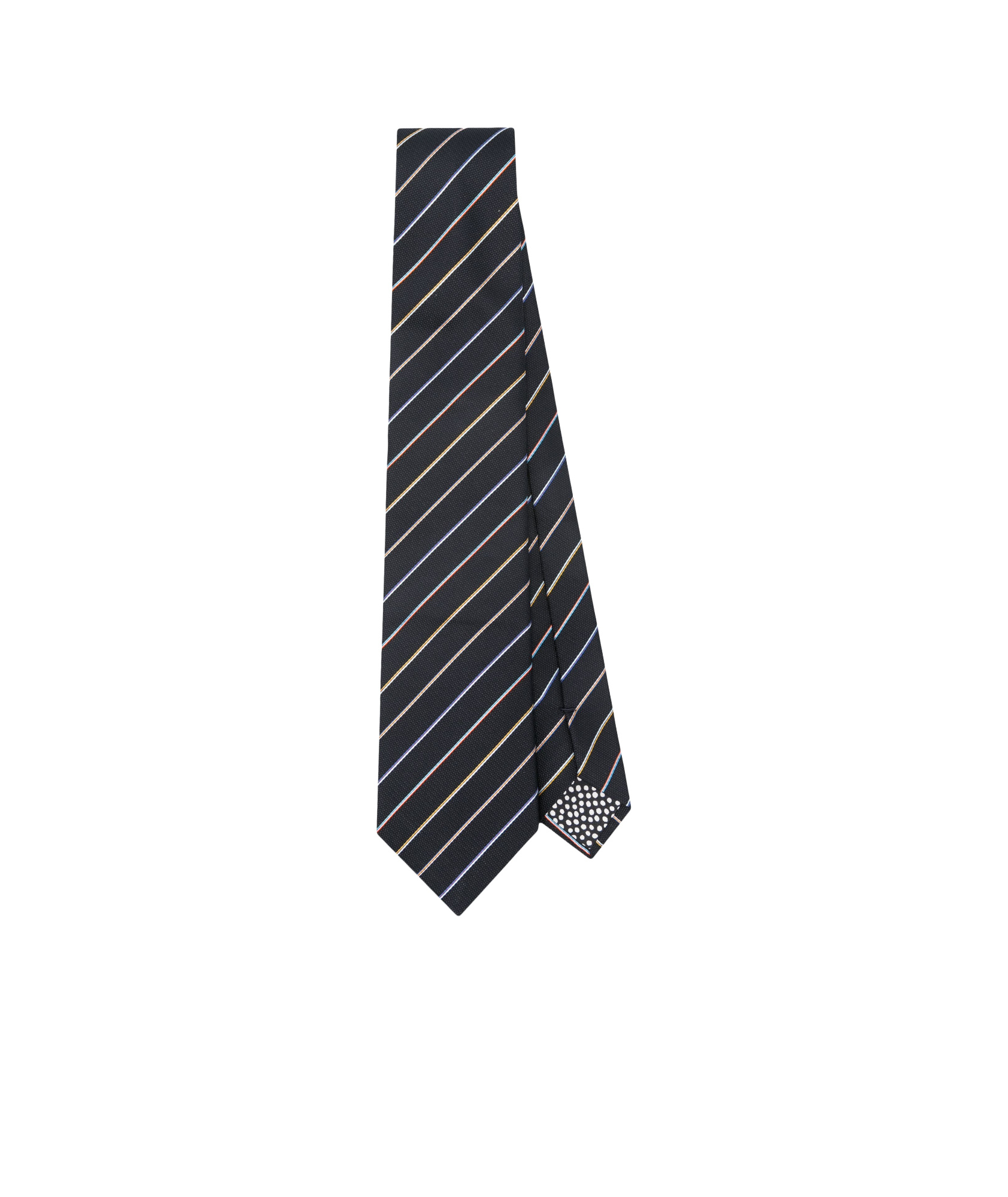 Paul Smith Men Tie Mini Multi Strap In Black