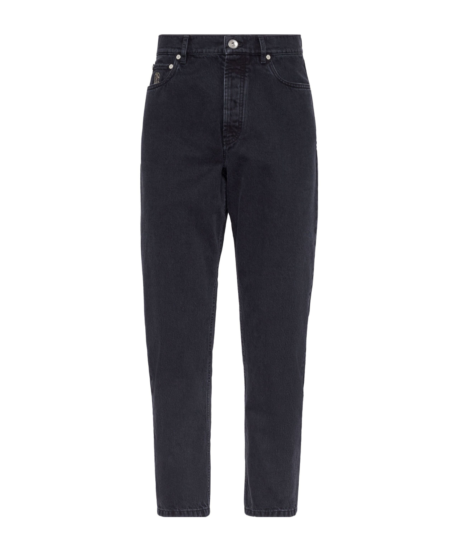 Brunello Cucinelli Denim Iconic Fit Five-pocket Pants In Black