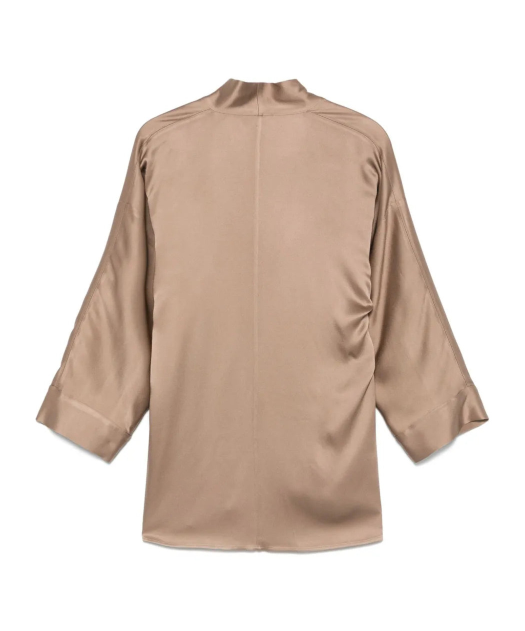 Antonelli Belted Long-sleeve Shirt In Neutral