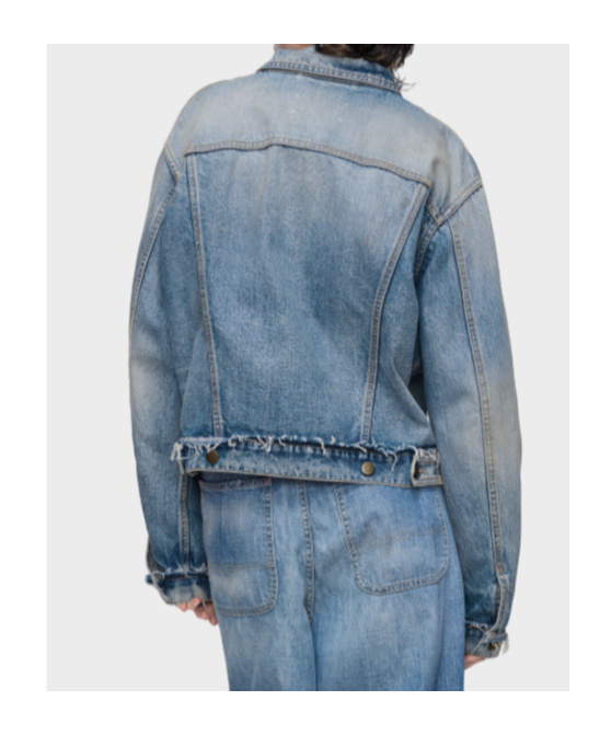 Maison Margiela Light Blue Cotton Denim Jacket