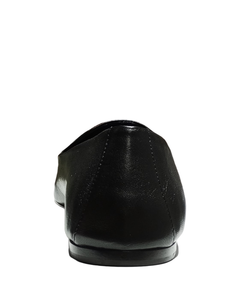 Khaite Black Alessio Brushed Calf Leather Loafers