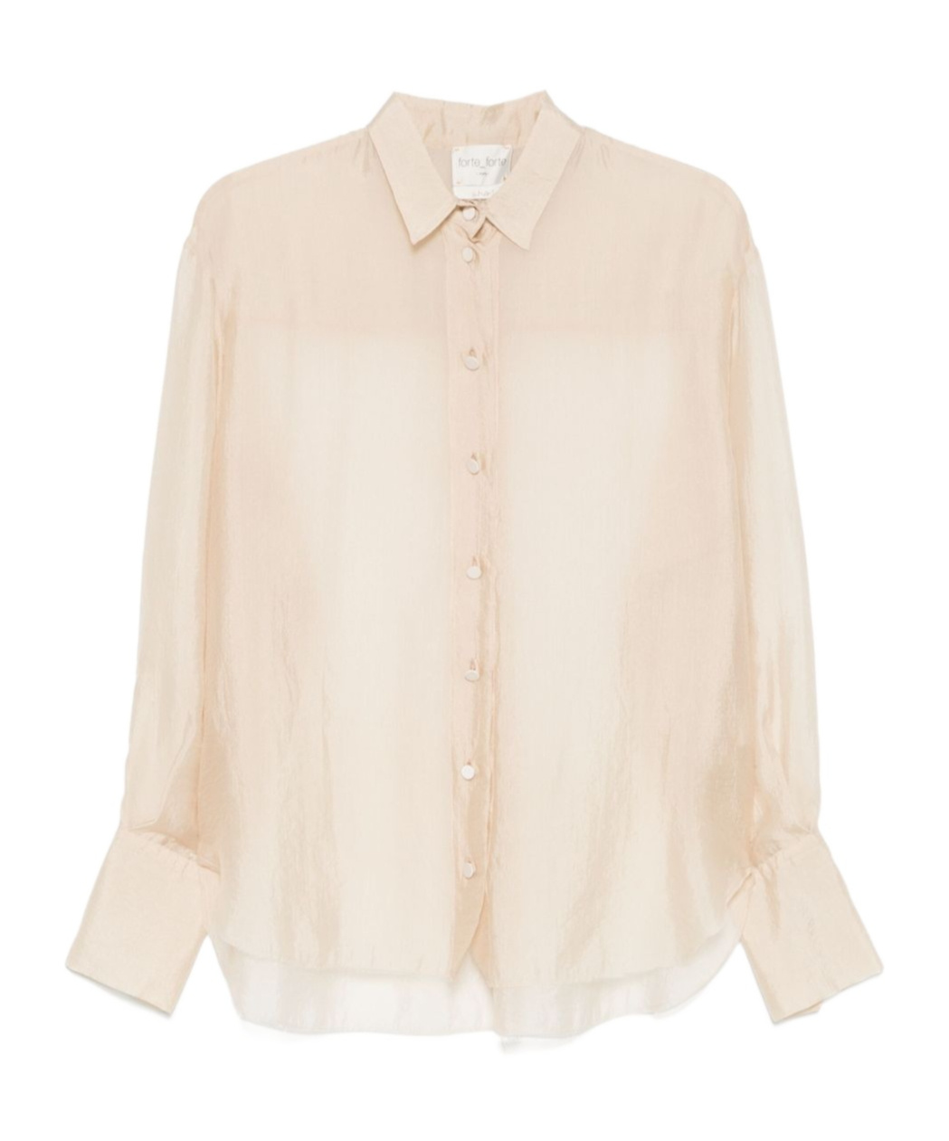 Forte Forte Organza Button-front Shirt In Neutral