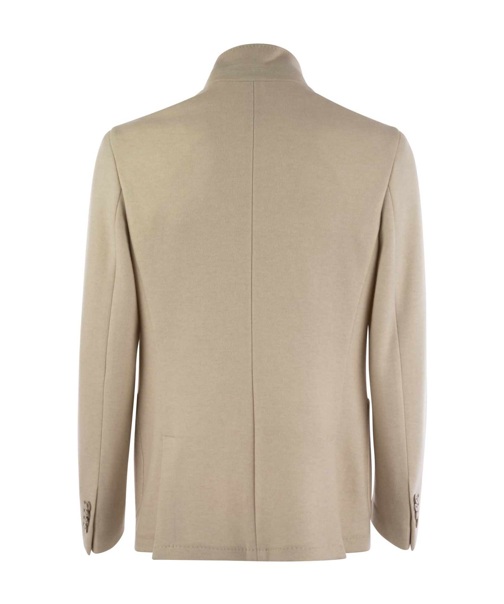 Fedeli Single-breasted Blazer In Nude