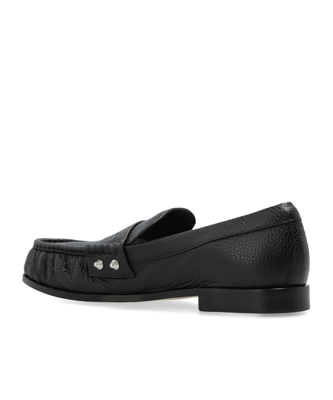 Dsquared2 Leather Loafers In Black