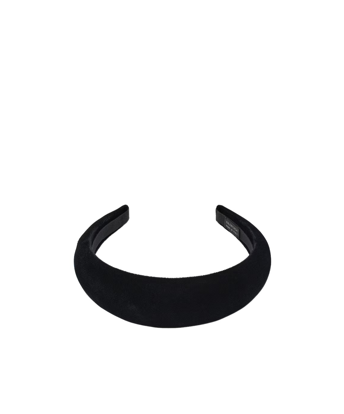 Balenciaga Women's Holli Headband In Black/shiny Silver In Black