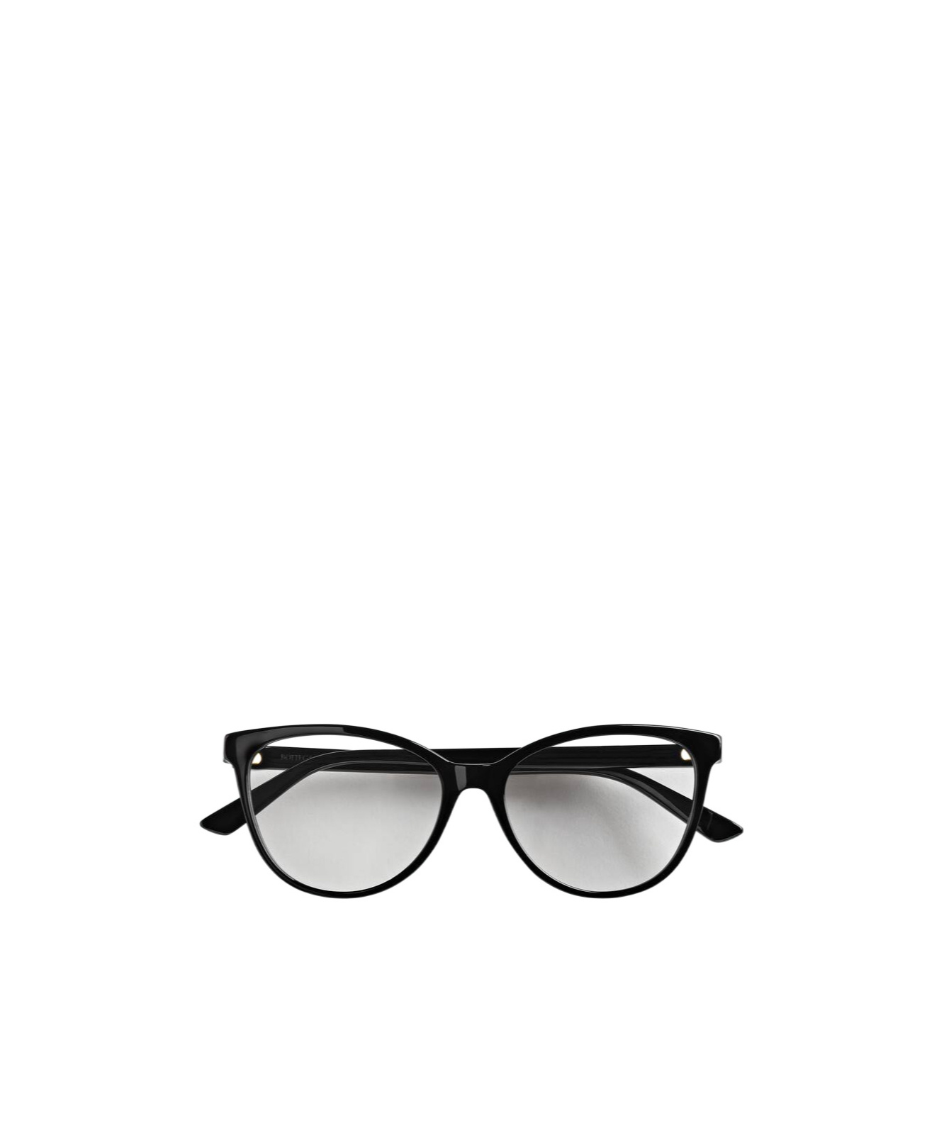 Bottega Veneta Cat Eye Frame Plain Glasses In Black