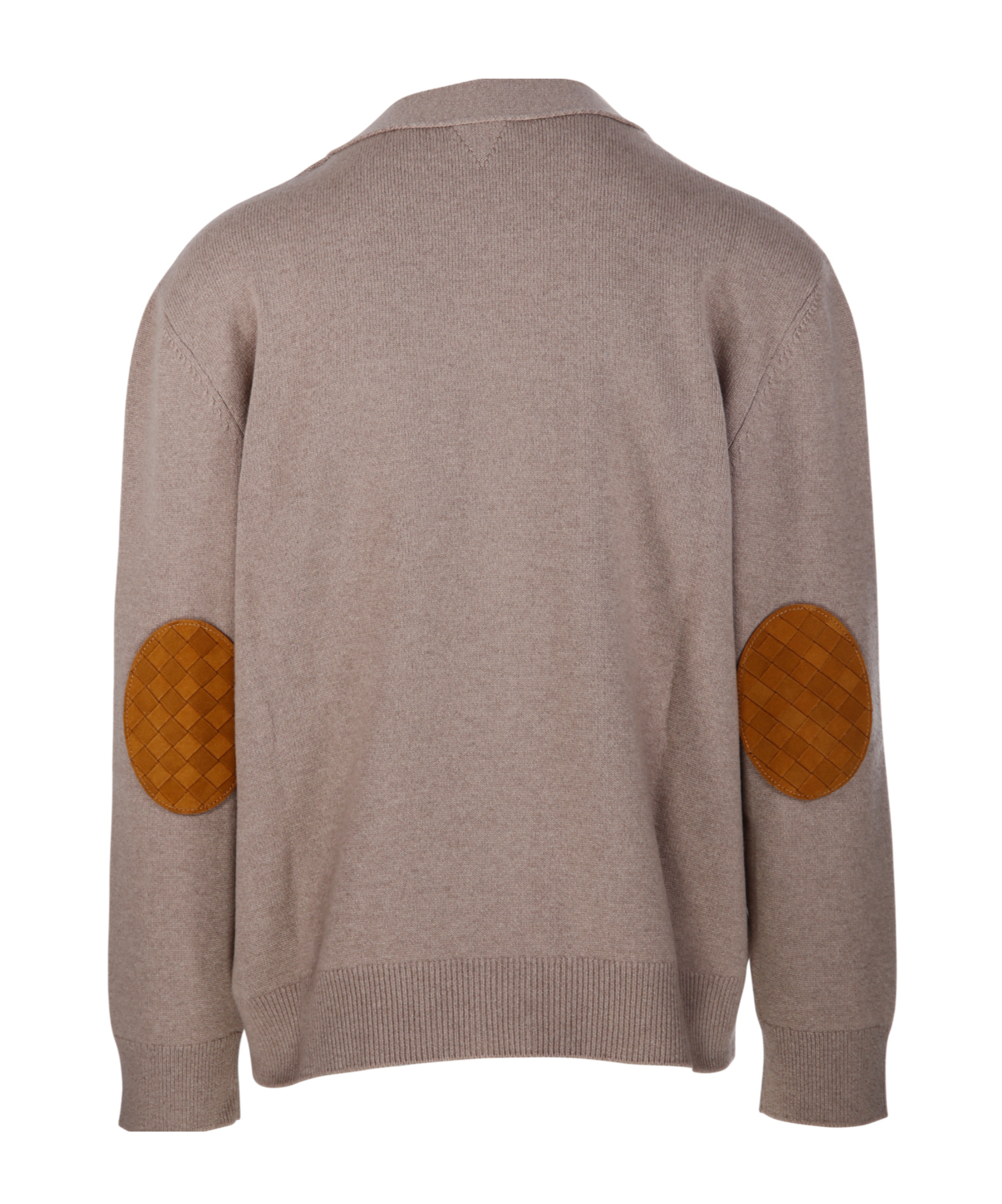 Bottega Veneta Long-sleeved Cardigan In Gray