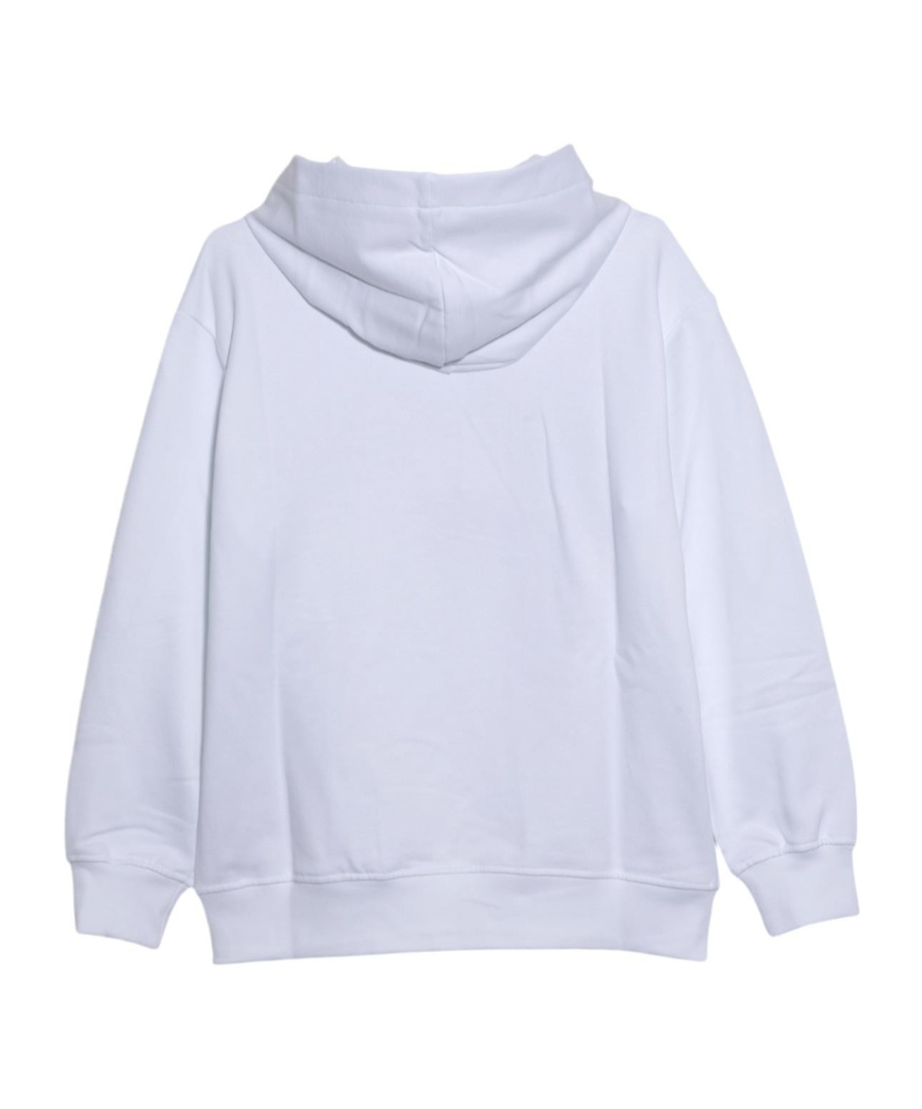 Shop Msgm Logo-print Hoodie In White