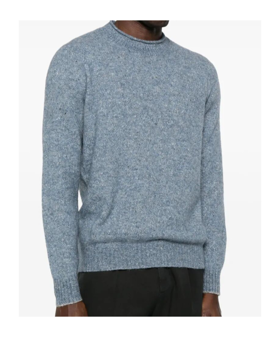 Brunello Cucinelli Crew-neck Sweater In Blue