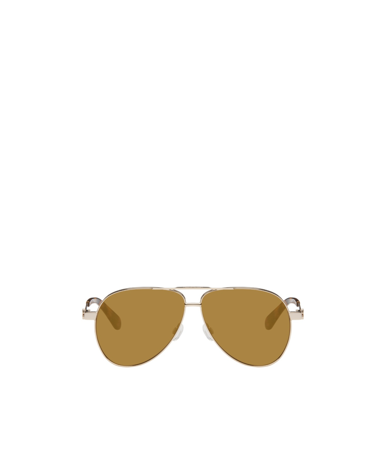 Off-white Ruston Pilot-frame Sunglasses In Green