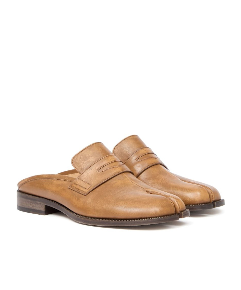 Maison Margiela Brown Mule Loafer In Brown