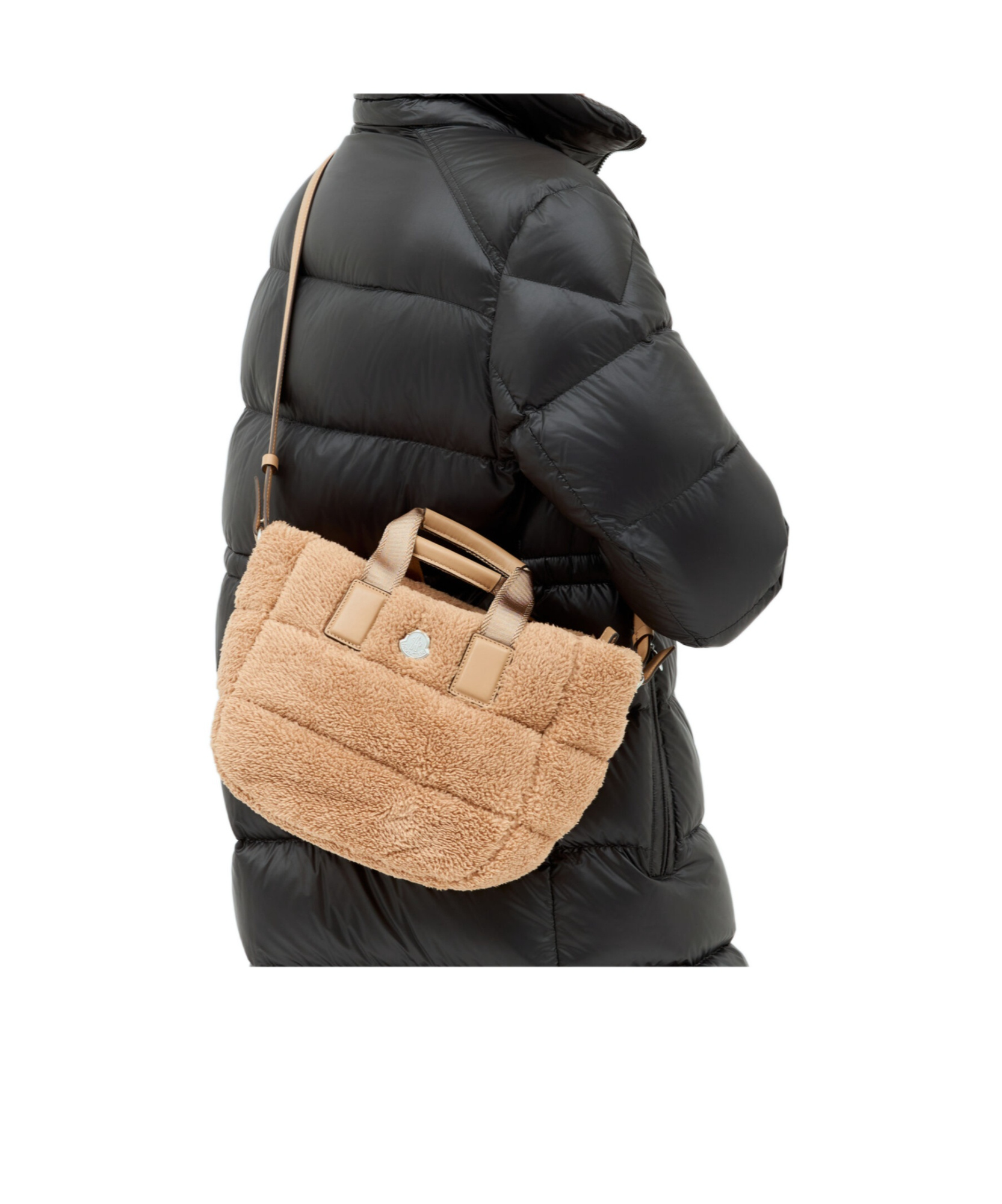 Moncler Double-handle Cross-body Bag In Black