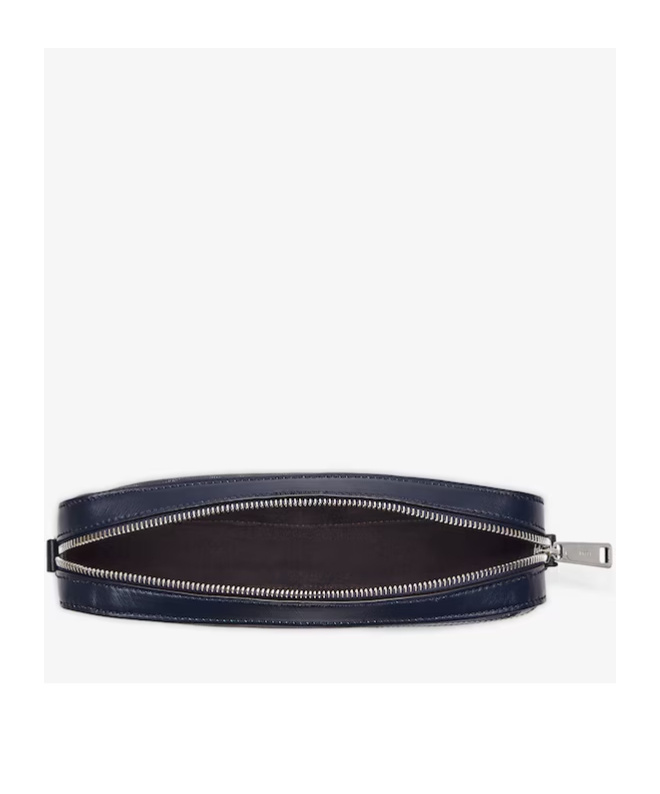 Shop Fendi Blue Ff Canvas Bag In Black