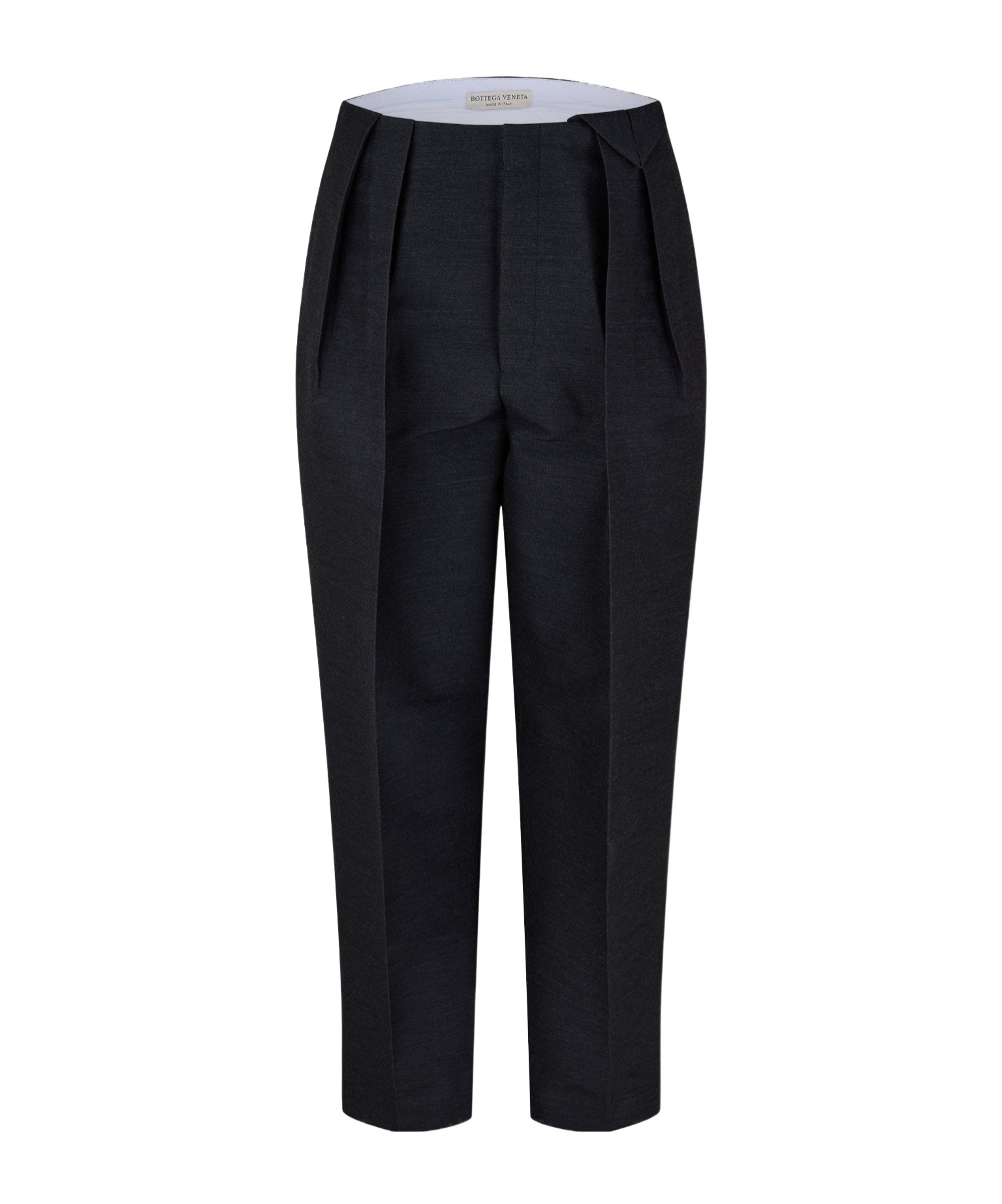 Bottega Veneta Minimalist Straightleg Trousers In Black