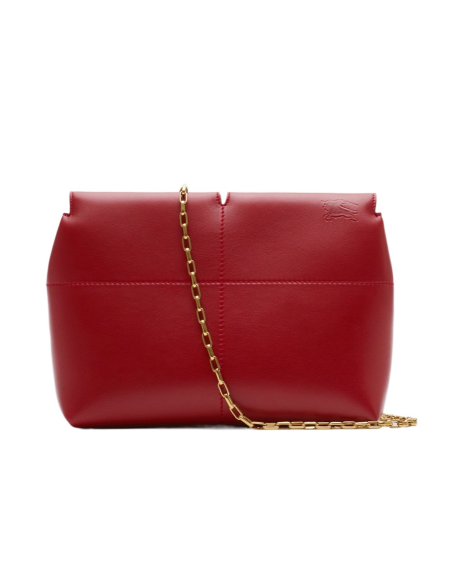 Burberry Snip Clutch Bag In Red