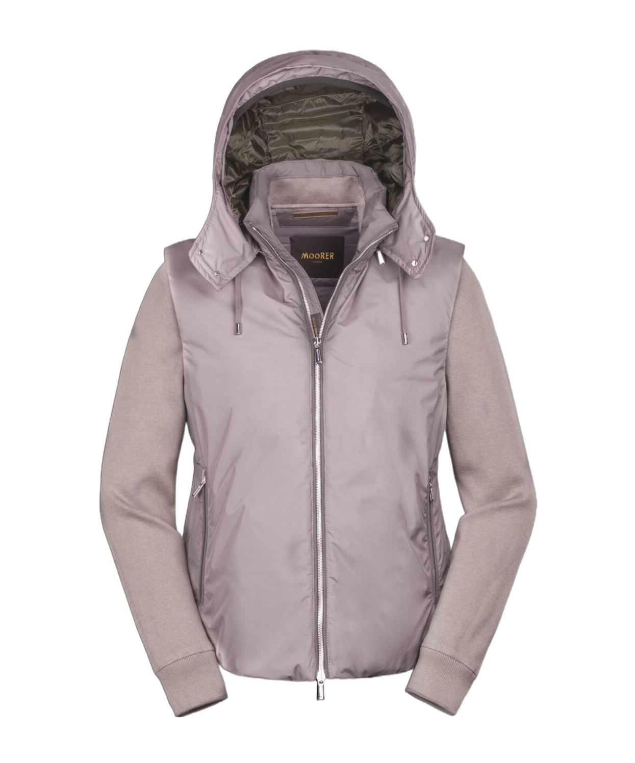 Moorer Long-sleeved Pilot Jacket In Gray