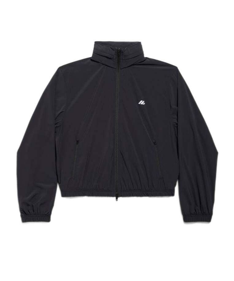 Balenciaga Beverly Hills Logo Hooded Sweatshirt In Black