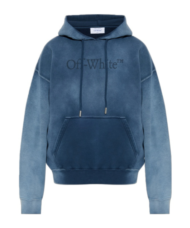 Off-white Long-sleeved Sweatshirt In Blue