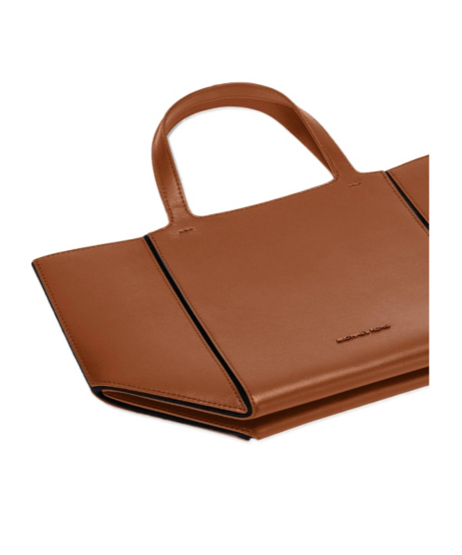 Michael Michael Kors Jordi Medium Leather Tote In Brown