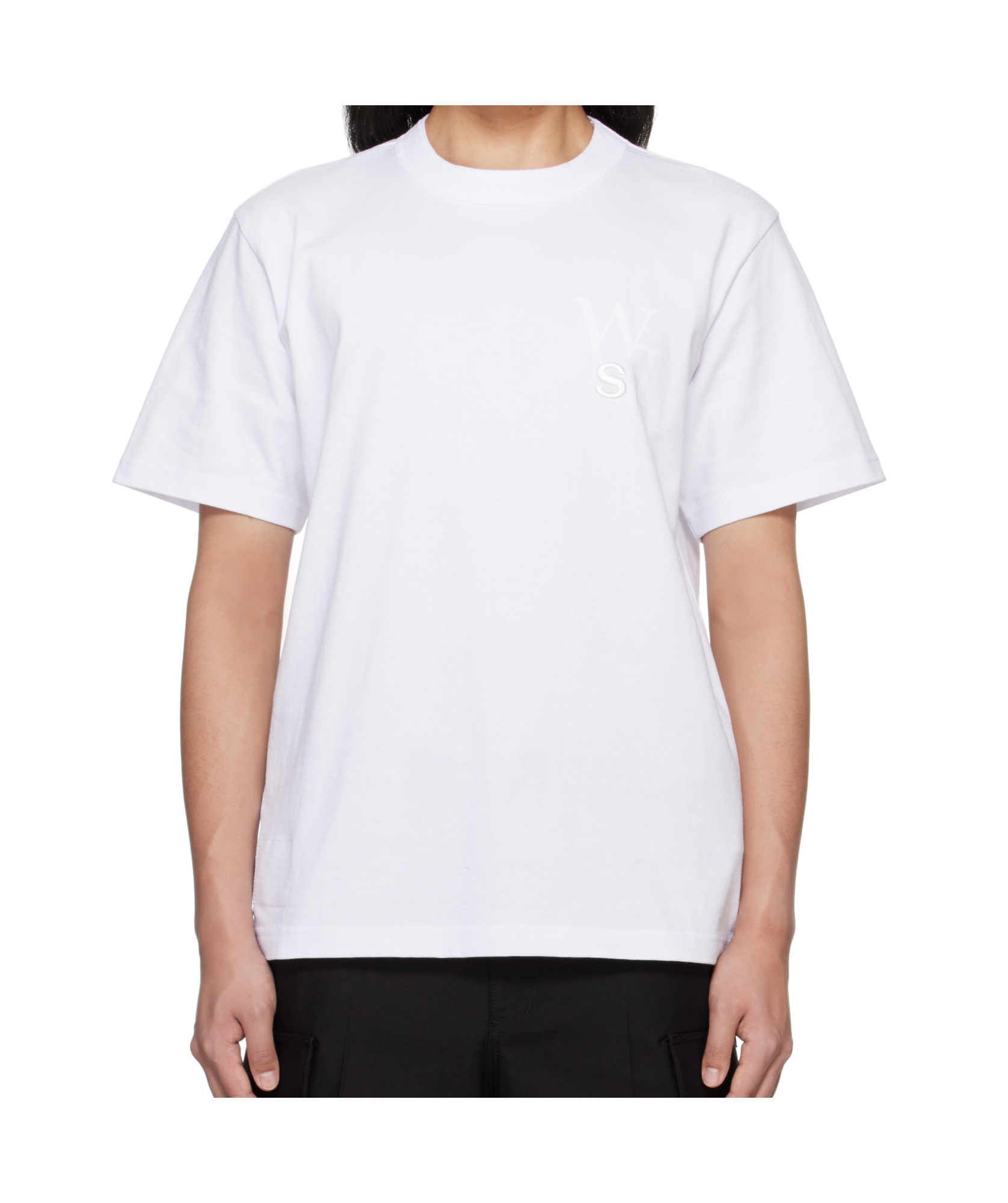 Sacai X Wtaps Sweatshirt In White