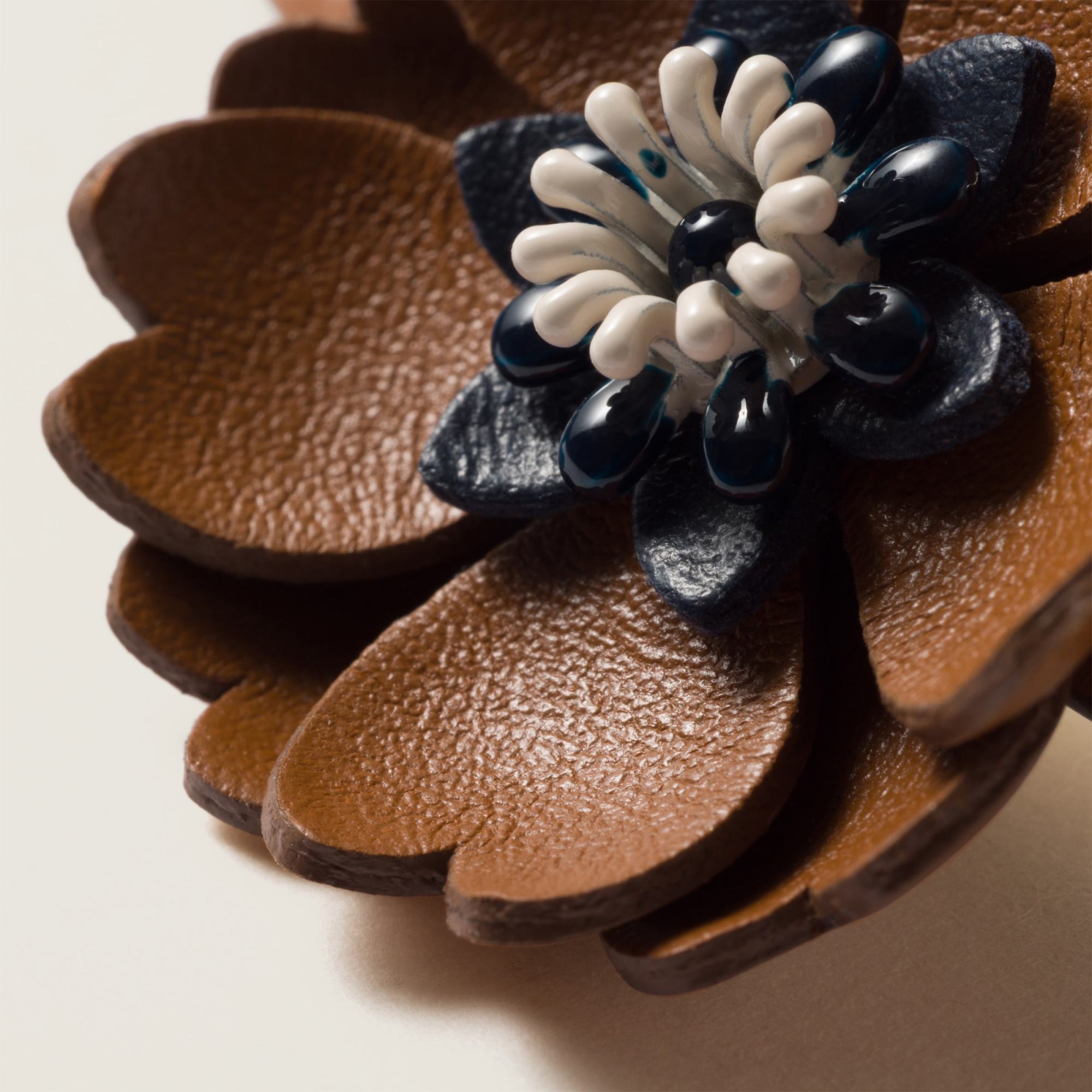 Miu Miu Leather Choker In Brown