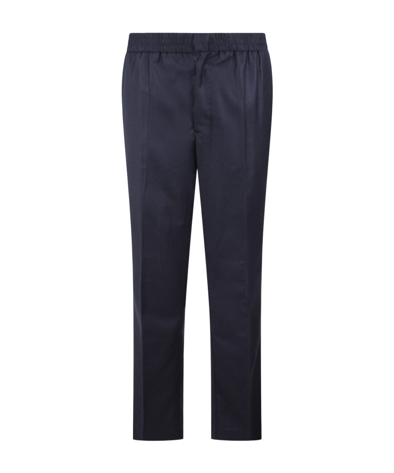 Shop Ami Alexandre Mattiussi Ami Paris Elasticated Waistband Trousers In Black