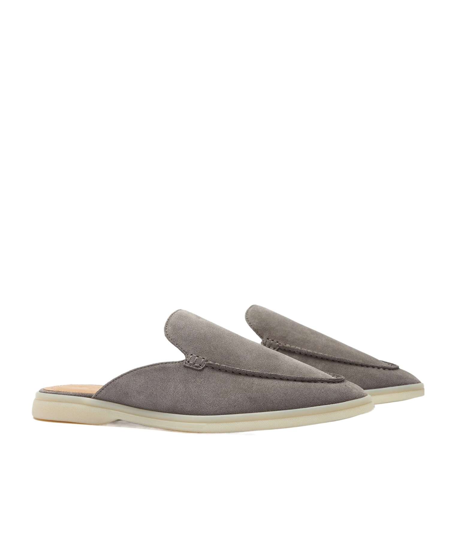 Scarosso Lucrezia Slip-on Mules In Gray
