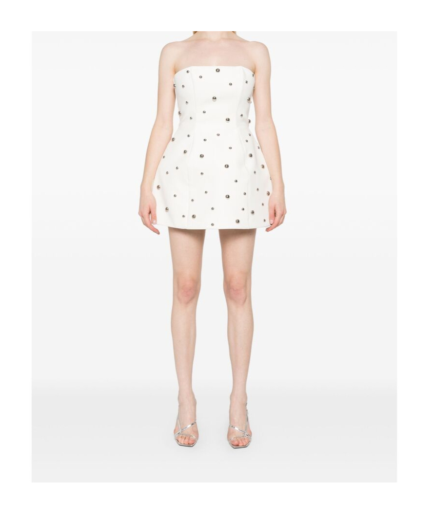 Giuseppe Di Morabito Stud-embellished Mini Dress In White