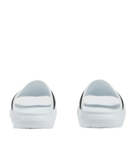 Gucci Web Slide Sandals In White