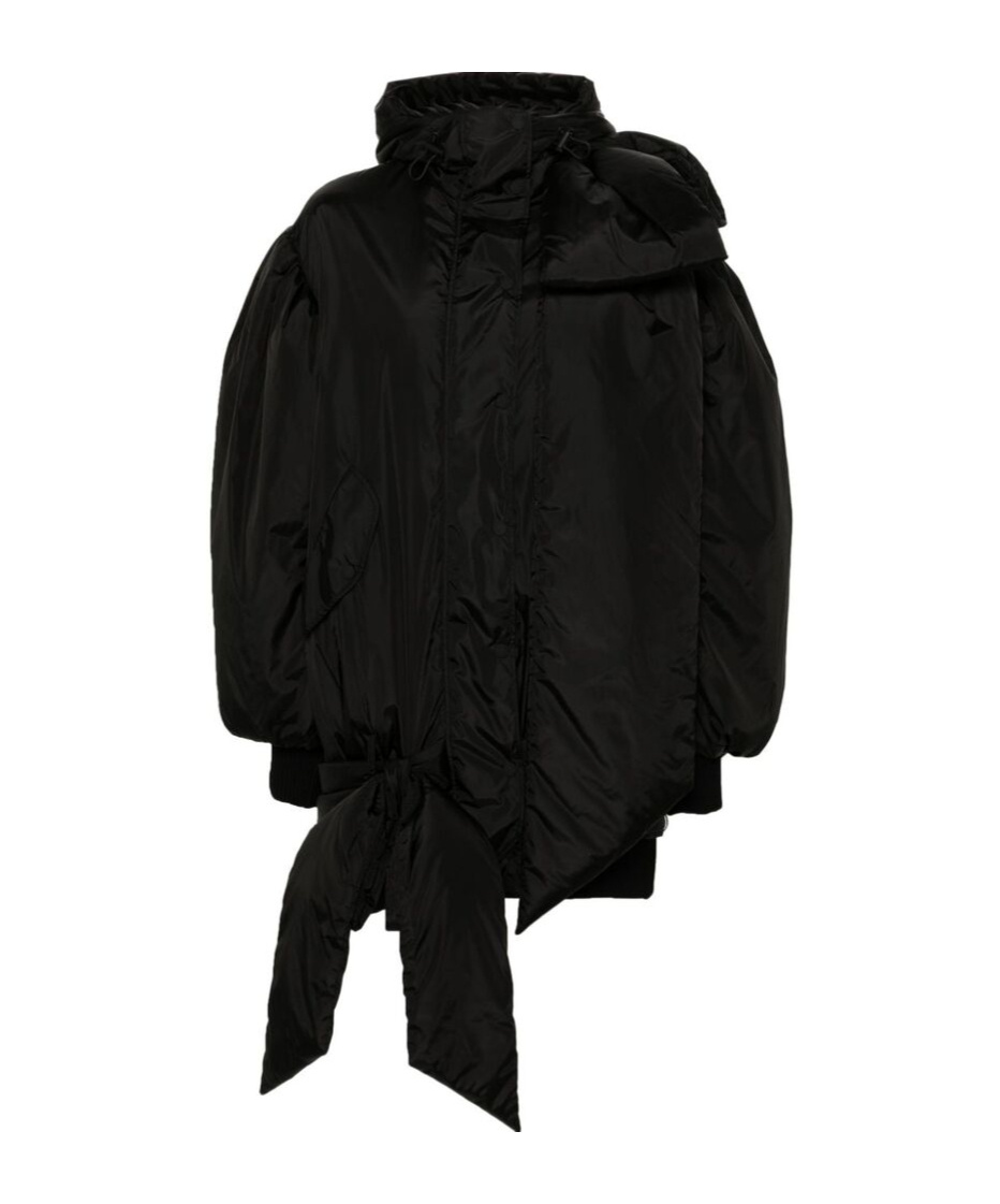 Simone Rocha Long-sleeved Casual Jacket In Black