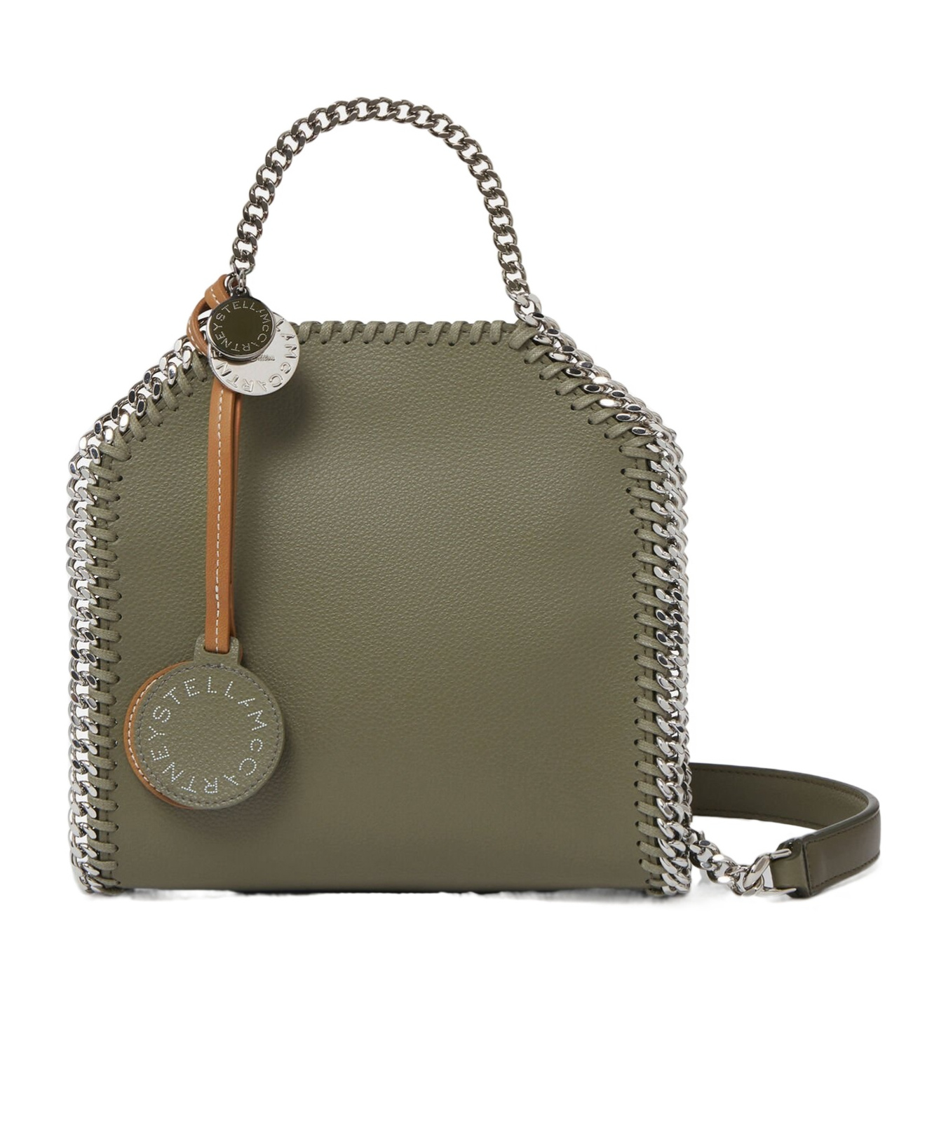 Stella Mccartney Falabella Miniature Shoulder Bag In Green