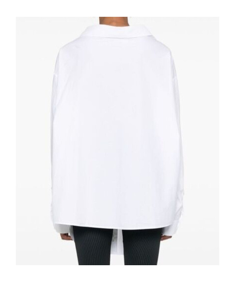 Shop Balenciaga Long-sleeved Shirt In White