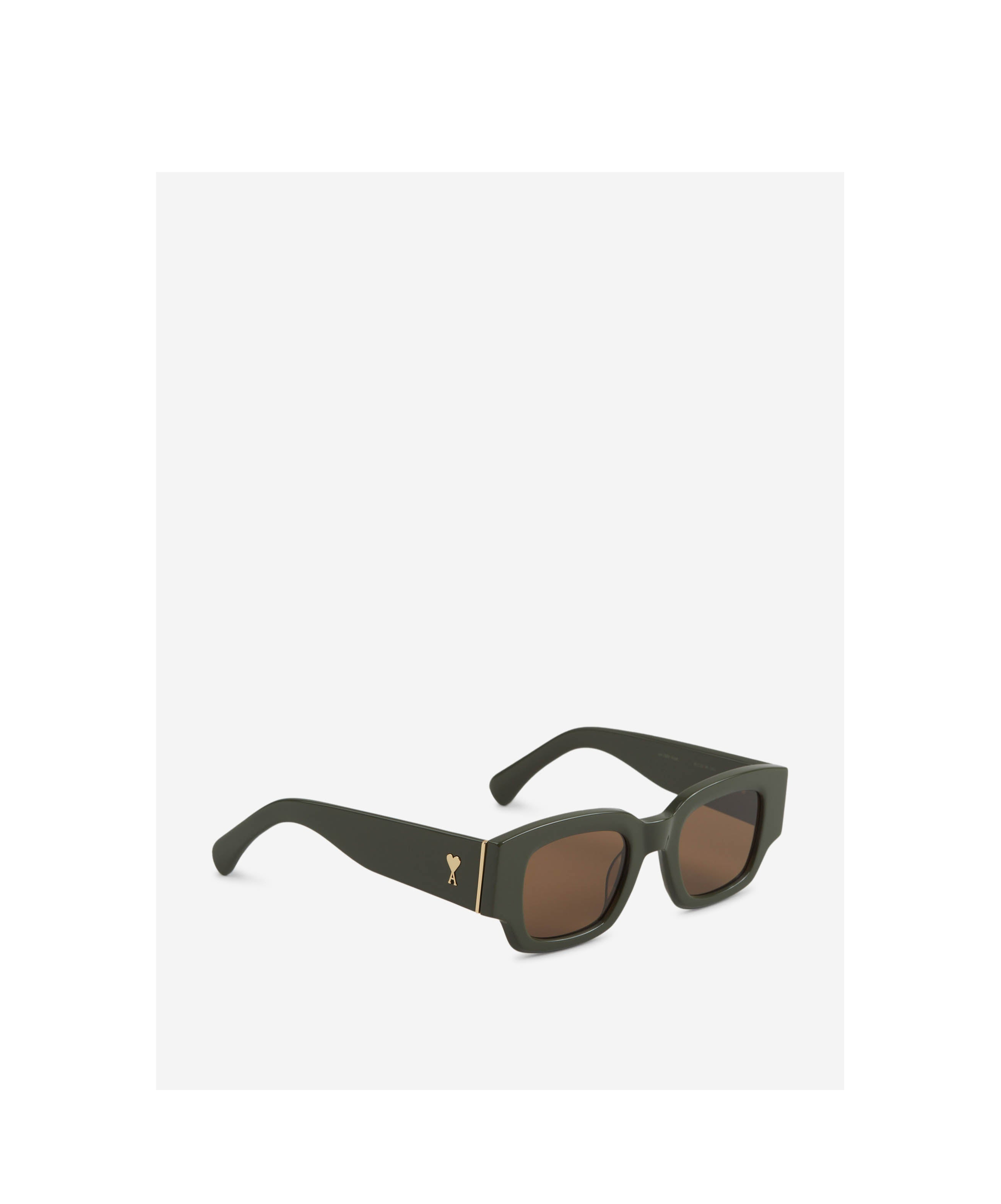 Ami Alexandre Mattiussi Square Sunglasses In Green