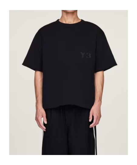 Y-3 Padded Short Sleeve Tee In Black