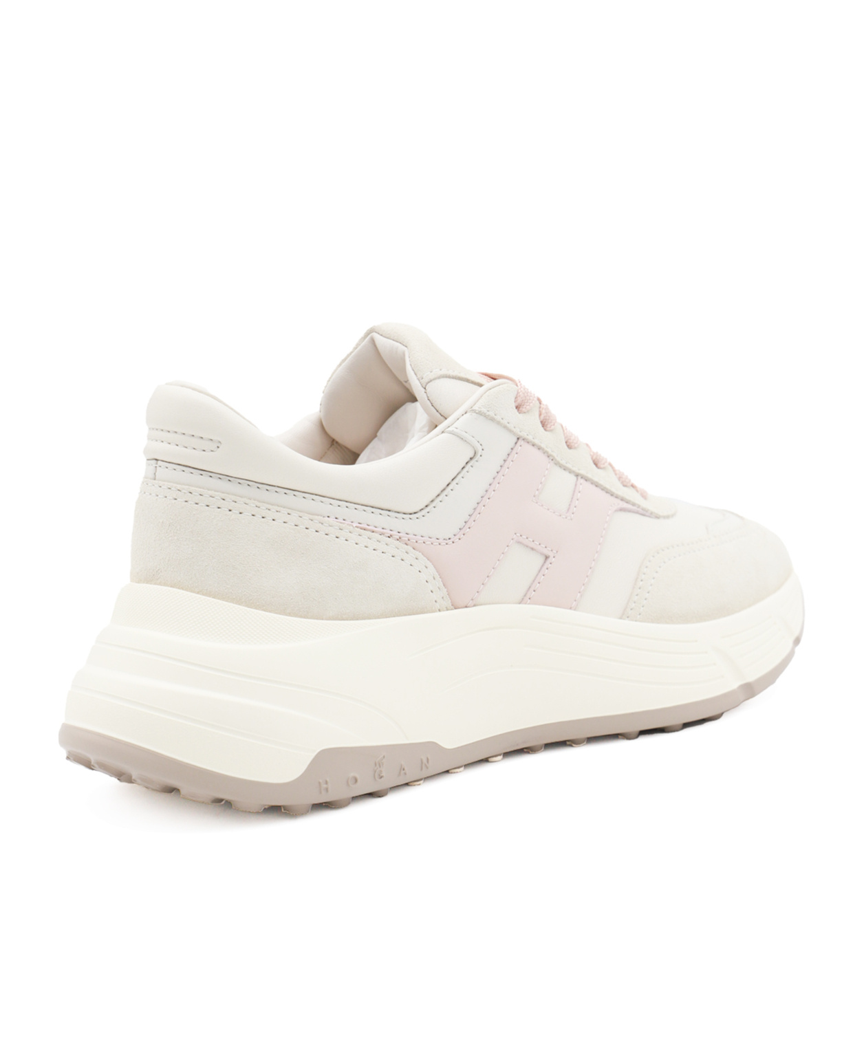 Hogan Leather Sneakers In White