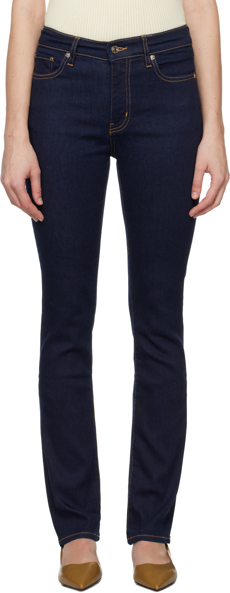 FRAME BELT LOOP JEANS