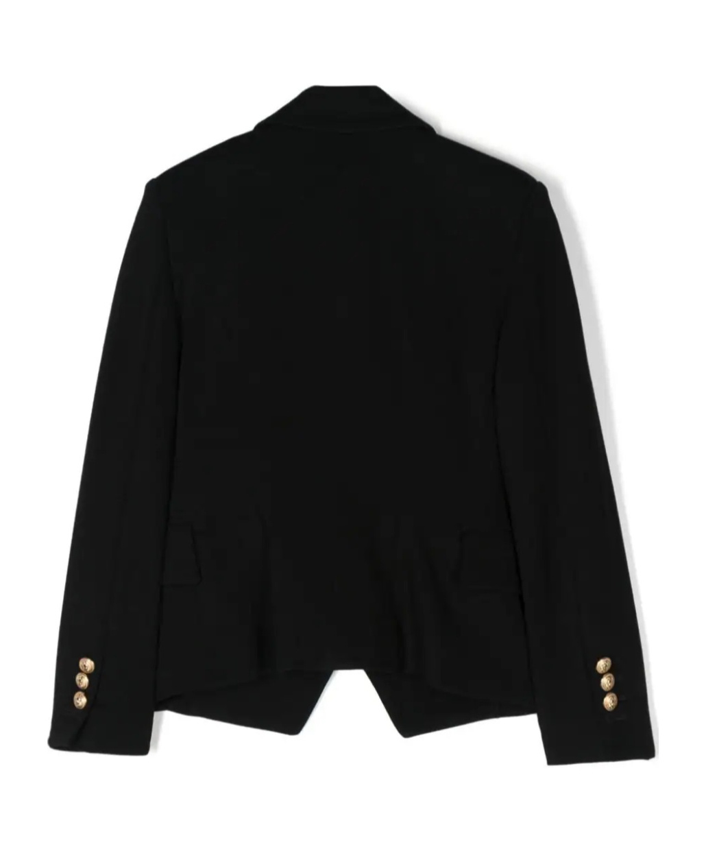 Balmain Double-breasted Blazer In Black