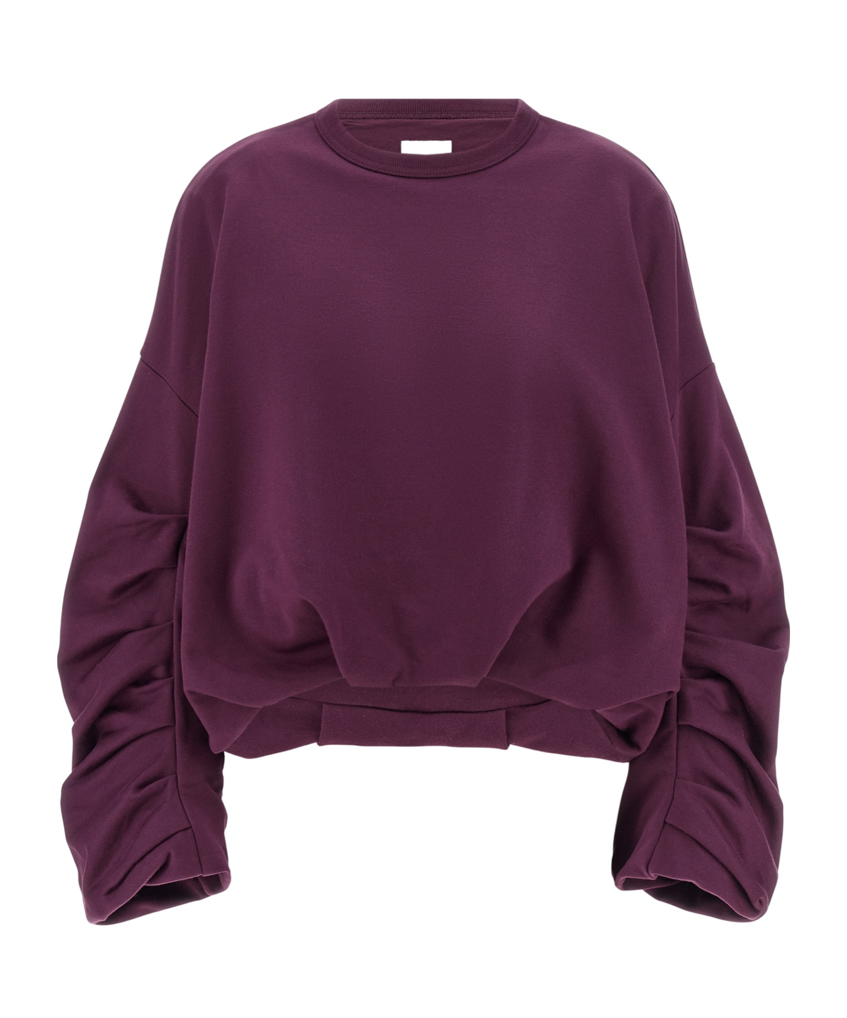 Dries Van Noten Pleated Sweatshirt In Purple