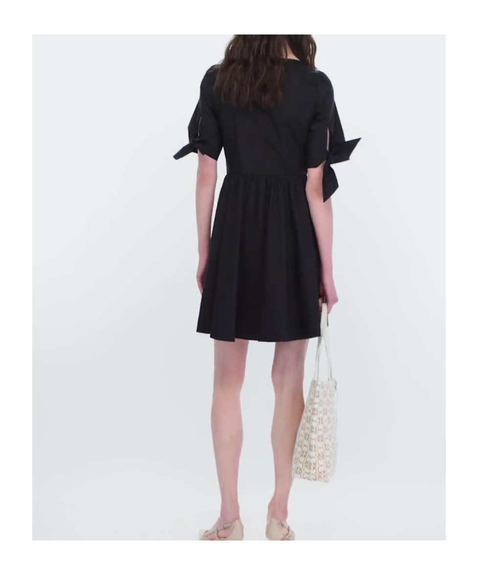 Pinko Short Sleeve Dress In Black